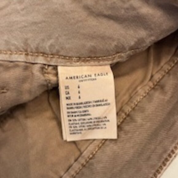 Women's American Eagle Dark Khaki Shorts Size 4 - Picture 7 of 7